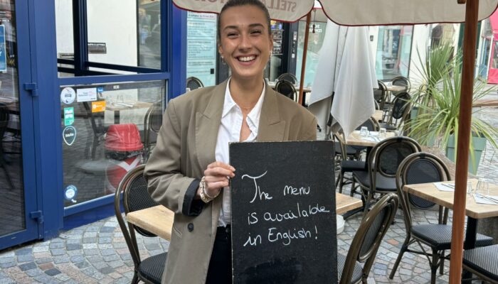 Le menu du Celtic désormais proposé en anglais !